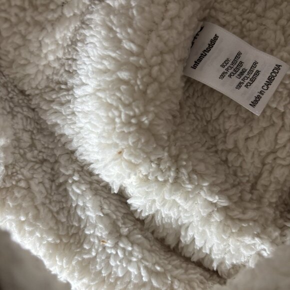 Carhartt Sherpa Lined Little Bubba Hat Ear Flaps Size Infant Toddler Winter Gorp - Picture 6 of 9